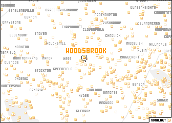 map of Woodsbrook