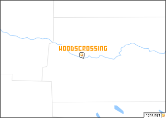 map of Woods Crossing