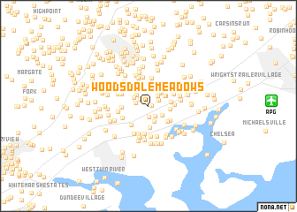 map of Woodsdale Meadows