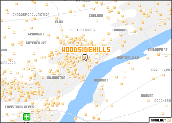 map of Woodside Hills