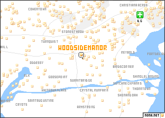 map of Woodside Manor
