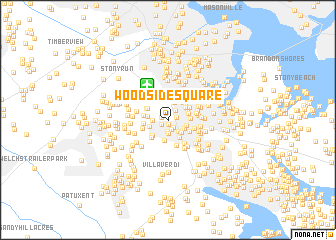 map of Woodside Square