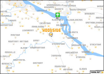 map of Woodside