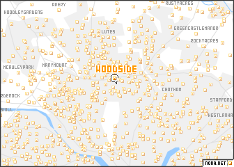 map of Woodside