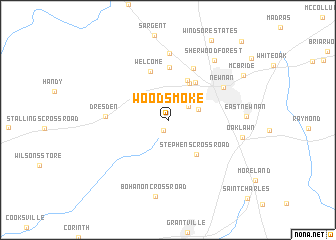 map of Woodsmoke