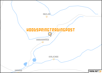 map of Woodspring Trading Post