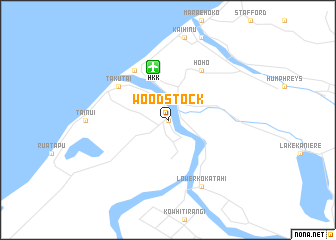 map of Woodstock