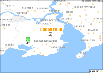 map of Woodstown