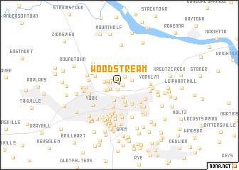 map of Woodstream