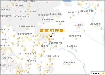 map of Woodstream