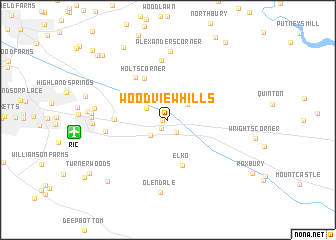 map of Woodview Hills