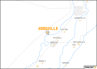 map of Woodville