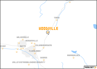 map of Woodville