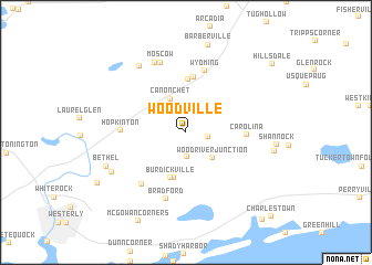 map of Woodville