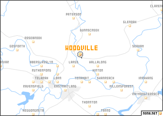 map of Woodville