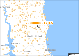 map of Woodwind Estates