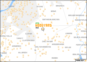 map of Woodyard