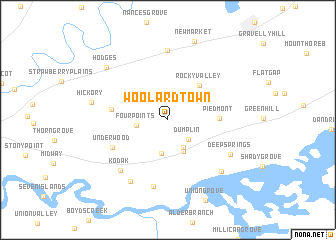 map of Woolardtown