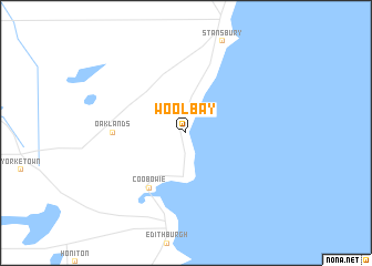 map of Wool Bay