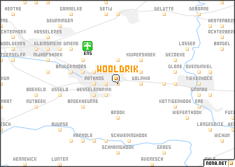 map of Wooldrik