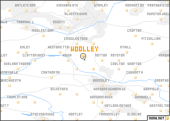 map of Woolley