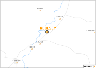 map of Woolsey