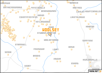 map of Woolsey
