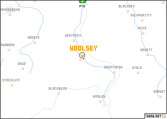 map of Woolsey