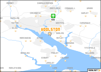 map of Woolston