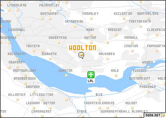 map of Woolton