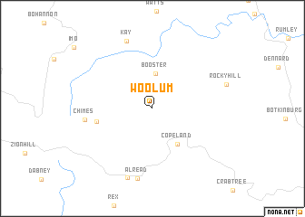 map of Woolum