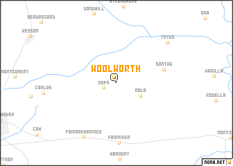 map of Woolworth