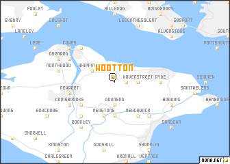 map of Wootton