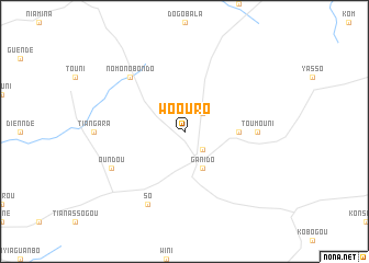 map of Wo Ouro