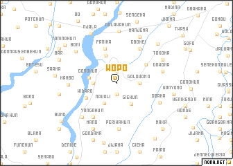 map of Wopo