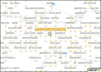 map of Woppmannsberg