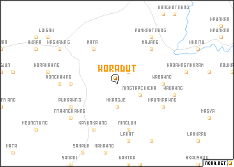 map of Woradut