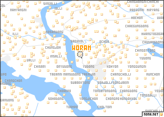 map of Wŏram