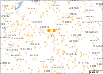 map of Wŏram