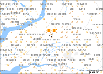 map of Wŏram