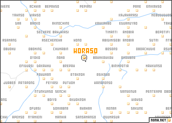 map of Woraso