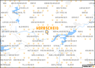 map of Worbscheid