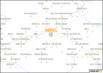 map of Wörgl