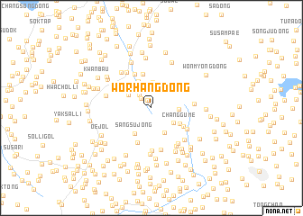 map of Wŏrhang-dong