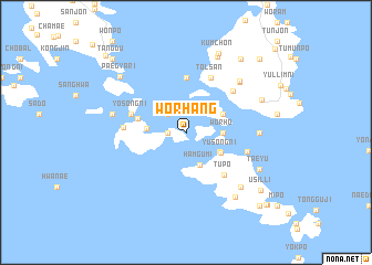 map of Wŏrhang