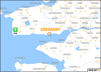 map of Wŏrhasan