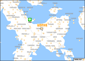 map of Wŏrha