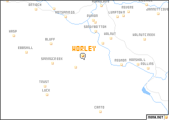 map of Worley