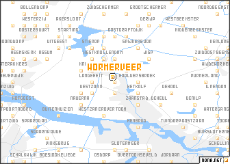 map of Wormerveer