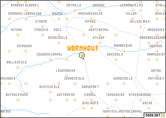 map of Wormhout